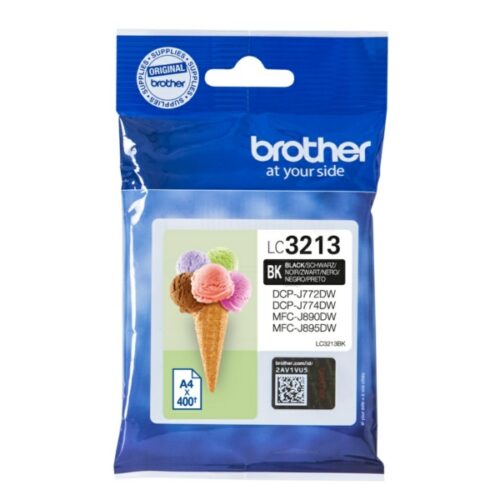 Original Brother LC-3213BK Tinte schwarz