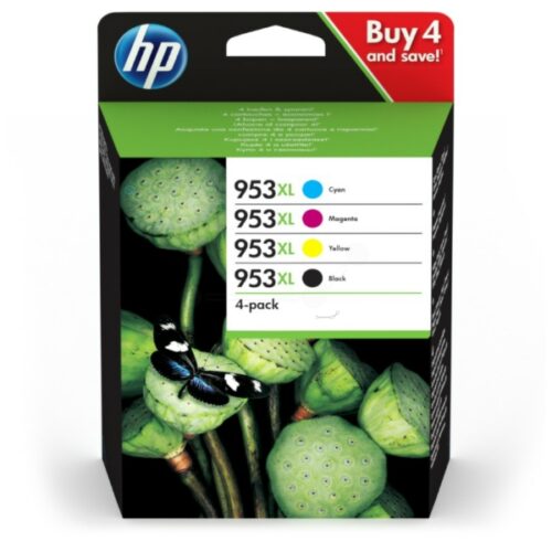 Original HP 953XL / 3HZ52AE Tinte Multipack schwarz, cyan, magenta, gelb (4 Stück)