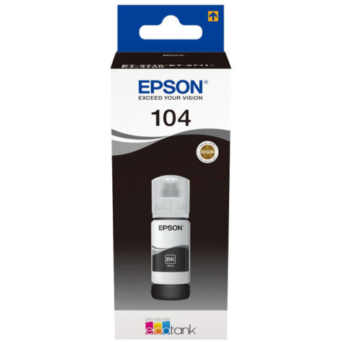 Original Epson 104 / T00P1 / C13T00P140 Tintenflasche schwarz