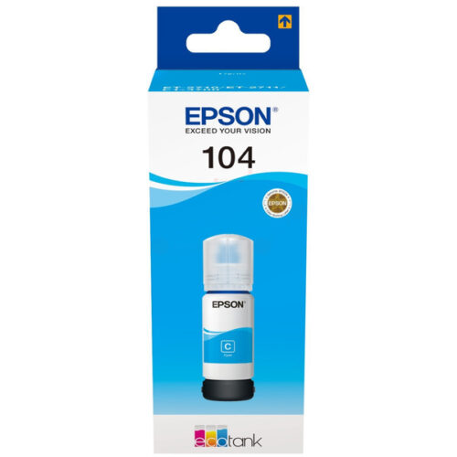 Original Epson 104 / T00P2 / C13T00P240 Tintenflasche cyan