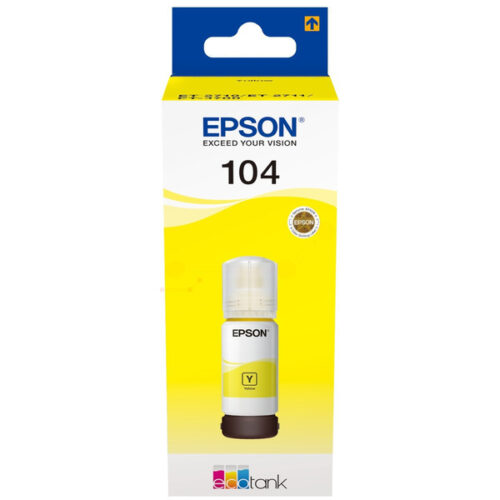 Original Epson 104 / T00P4 / C13T00P440 Tintenflasche gelb