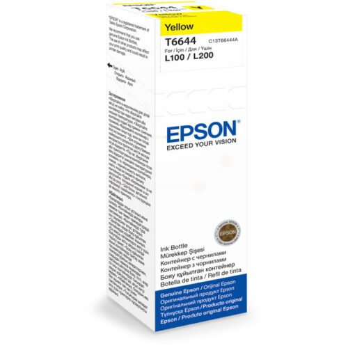 Original Epson T6644 / C13T664440 / C13T66444A Tintenflasche gelb