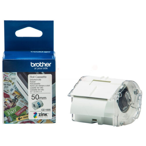 Original Brother CZ-1005 Farbetikettenrolle (50mm x 5m)