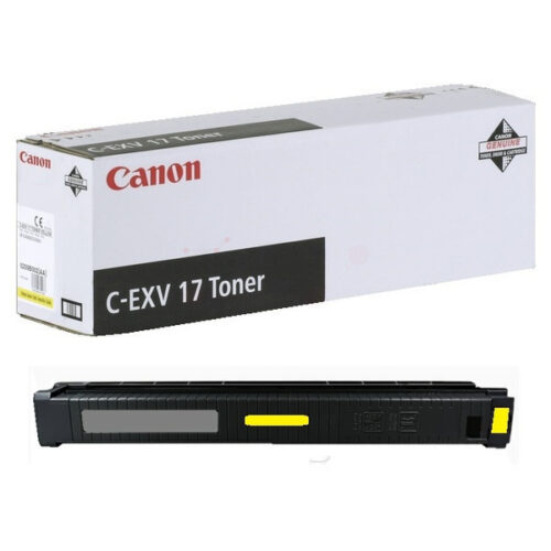 Original Canon C-EXV 17 / 0259B002 Toner gelb