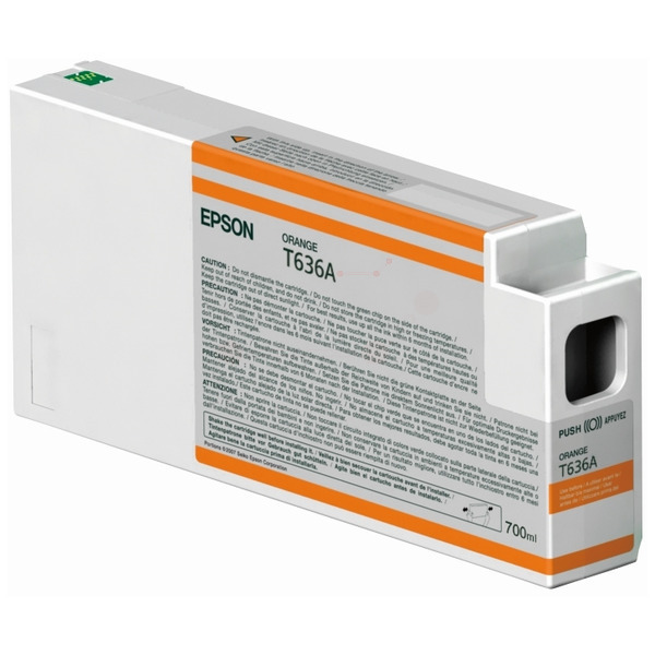 Original Epson T636A / C13T636A00 Tinte orange