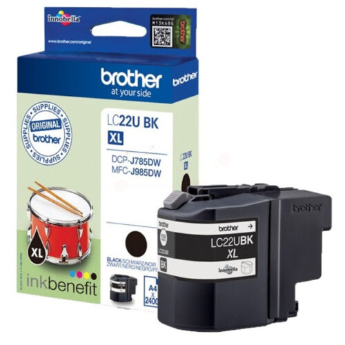 Original Brother LC-22UBK / LC-22UBKBP Tinte schwarz