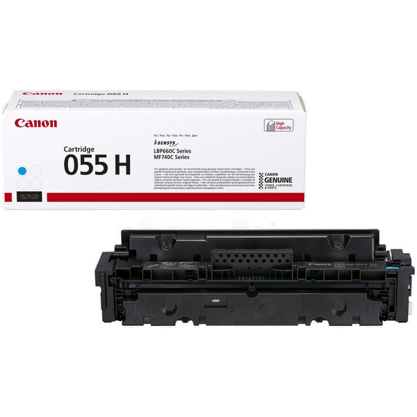 Original Canon 055H / 3019C002 / 3019C004 Toner cyan
