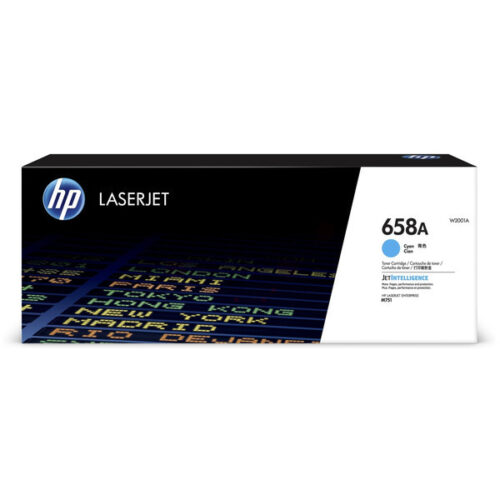 Original HP 658A / W2001A Toner cyan