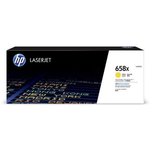 Original HP 658X / W2002X Toner gelb