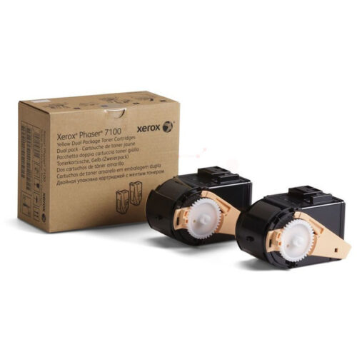 Original Xerox 106R02604 Toner Doppelpack gelb (2 Stück)