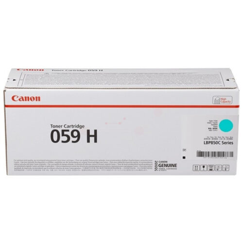 Original Canon 059H / 3626C001 Toner cyan