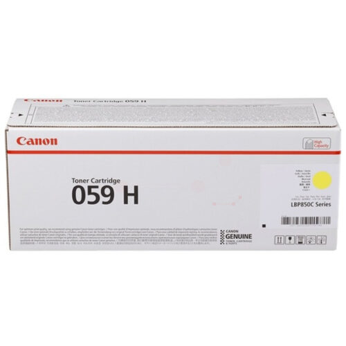 Original Canon 059H / 3624C001 Toner gelb