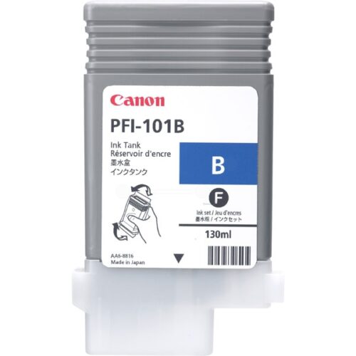 Original Canon PFI-101 B / 0891B001 Tinte blau