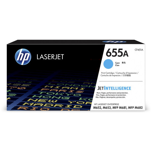 Original HP 655A / CF451A Toner cyan