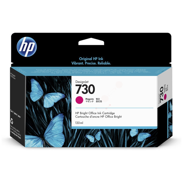 Original HP 730 / P2V63A Tinte magenta