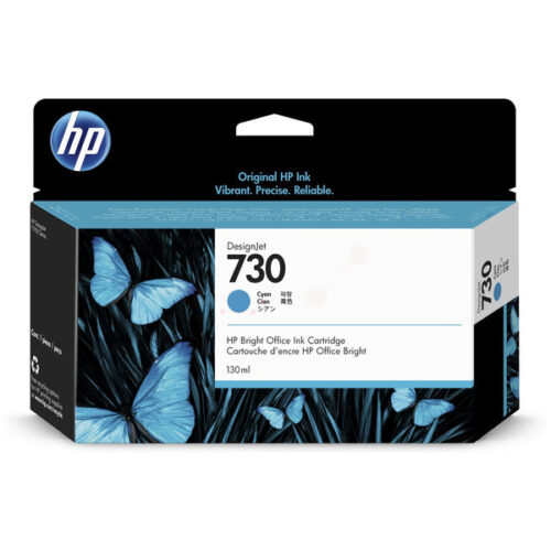 Original HP 730 / P2V62A Tinte cyan