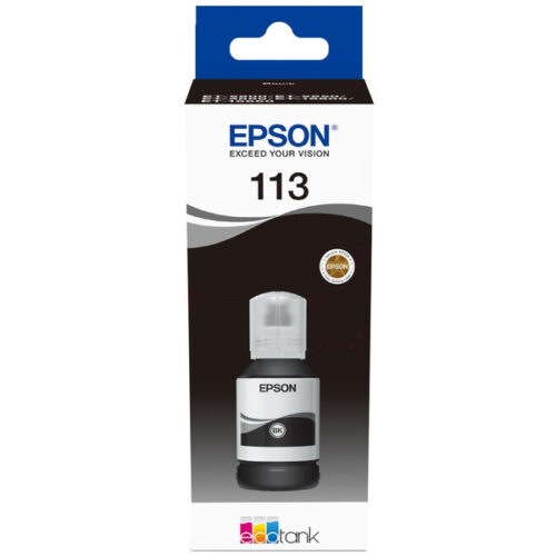 Original Epson 113 / T06B1 / C13T06B140 Tintenflasche schwarz