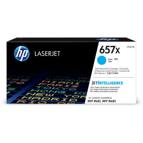 Original HP 657X / CF471X Toner cyan