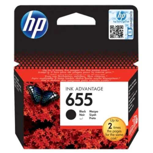 Original HP 655 / CZ109AE Tinte schwarz
