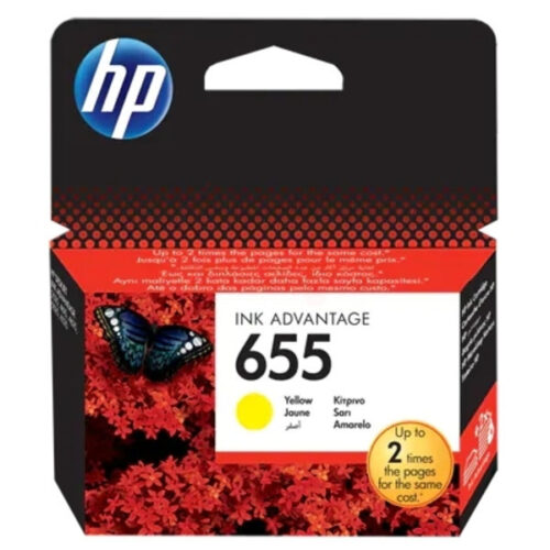 Original HP 655 / CZ112AE Tinte gelb