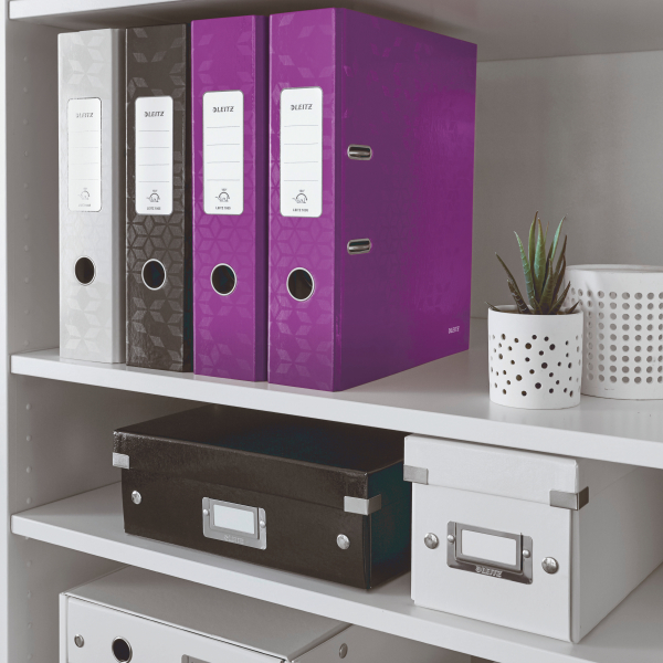 LEITZ Ordner lila Karton 8,0 cm DIN A4, 1 St.