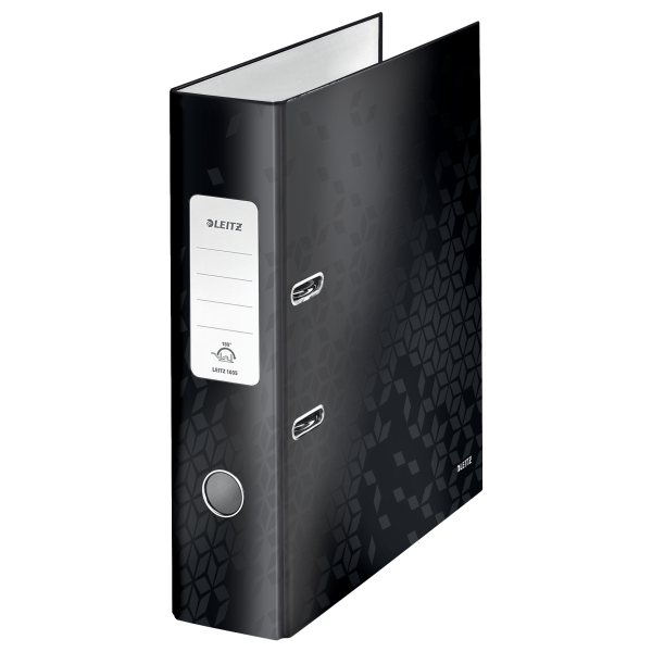 LEITZ Ordner schwarz Karton 8,0 cm DIN A4, 1 St.