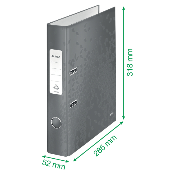 LEITZ Ordner lila Karton 5,0 cm DIN A4, 1 St.