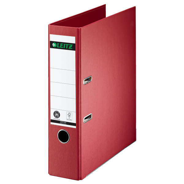 LEITZ 1007 Ordner rot Karton 8,0 cm DIN A4, 1 St.