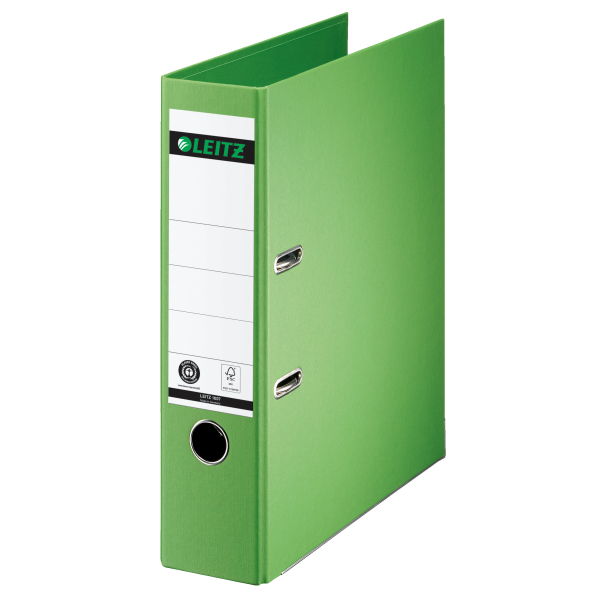 LEITZ 1007 Ordner hellgrün Karton 8,0 cm DIN A4, 1 St.