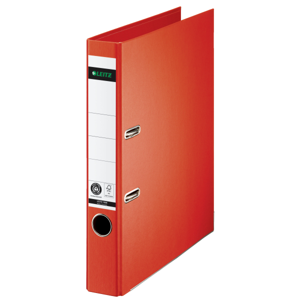 LEITZ 1008 Ordner hellrot Karton 5,2 cm DIN A4, 1 St.