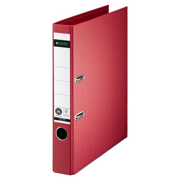 LEITZ 1008 Ordner rot Karton 5,2 cm DIN A4, 1 St.