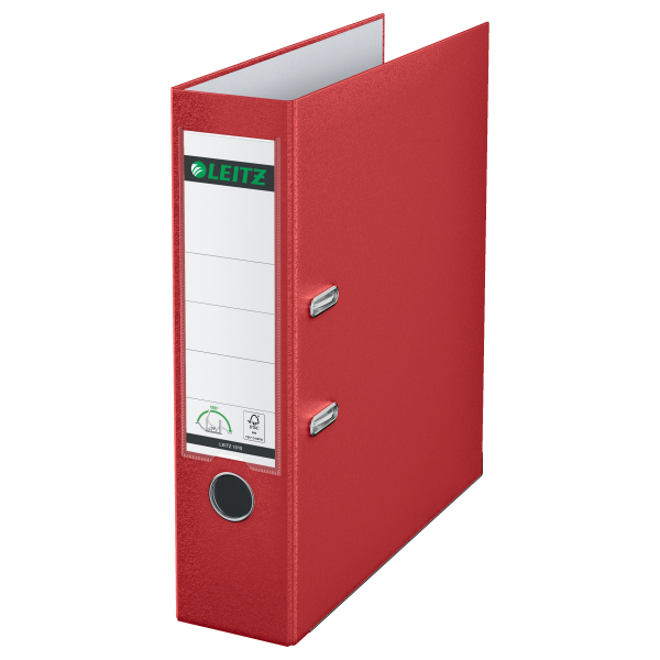 LEITZ 1010 Ordner rot Kunststoff 8,0 cm DIN A4, 1 St.