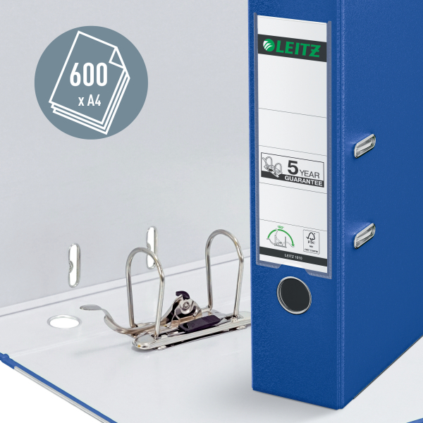 LEITZ 1010 Ordner nachtblau Kunststoff 8,0 cm DIN A4, 1 St.