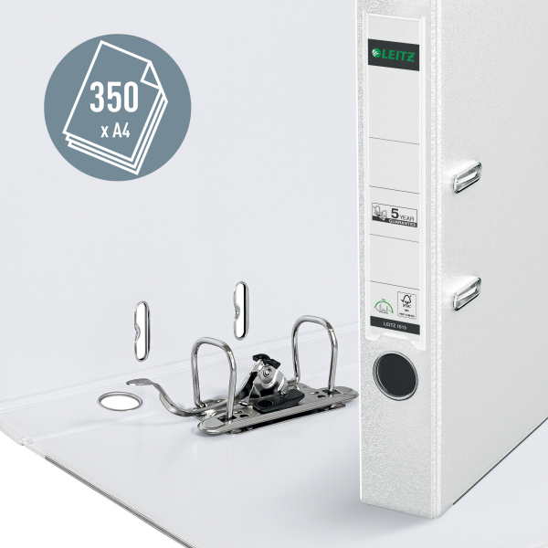 LEITZ 1015 Ordner weiß Kunststoff 5,2 cm DIN A4, 1 St.