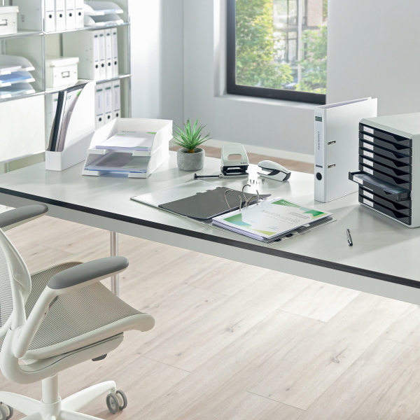 LEITZ 1015 Ordner weiß Kunststoff 5,2 cm DIN A4, 1 St.