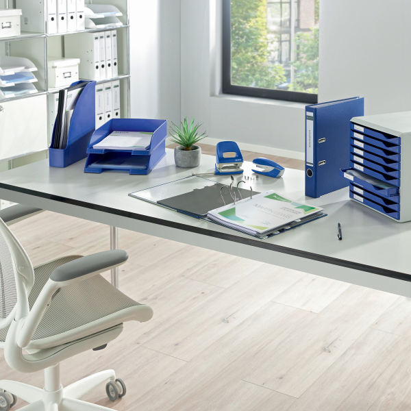 LEITZ 1015 Ordner blau Kunststoff 5,2 cm DIN A4, 1 St.