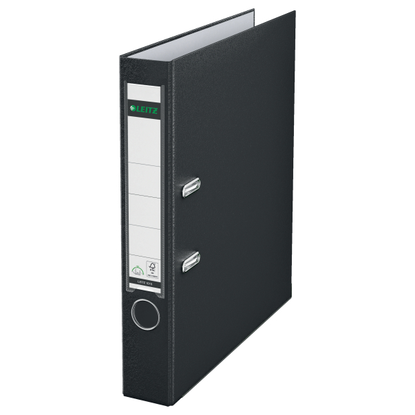 LEITZ 1015 Ordner schwarz Kunststoff 5,2 cm DIN A4, 1 St.