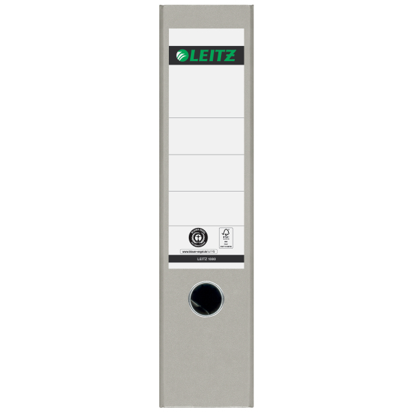 LEITZ 1080 Ordner lichtgrau marmoriert Karton 8,0 cm DIN A4, 1 St.