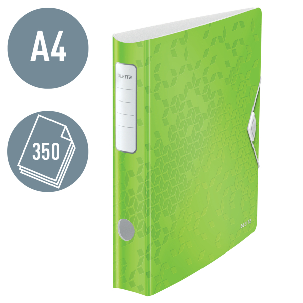 LEITZ Active WOW 1107 Ordner grün Rauten Kunststoff 6,5 cm DIN A4, 1 St.