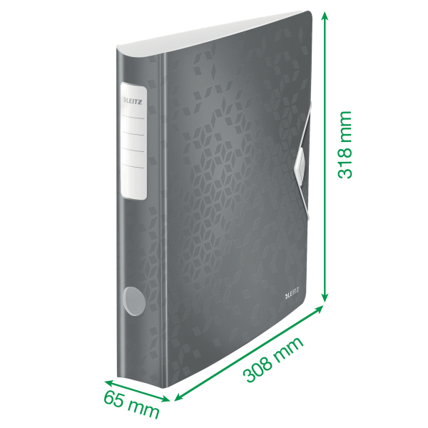 LEITZ Active WOW 1107 Ordner grün Rauten Kunststoff 6,5 cm DIN A4, 1 St.