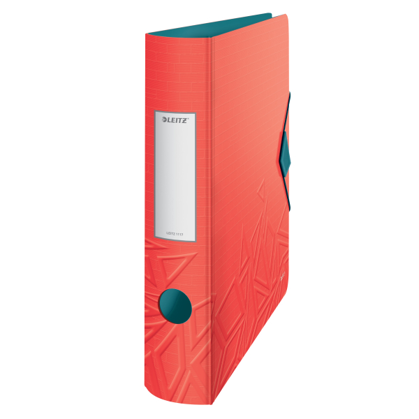 LEITZ Active Urban Chic Ordner rot Kunststoff 6,5 cm DIN A4, 1 St.