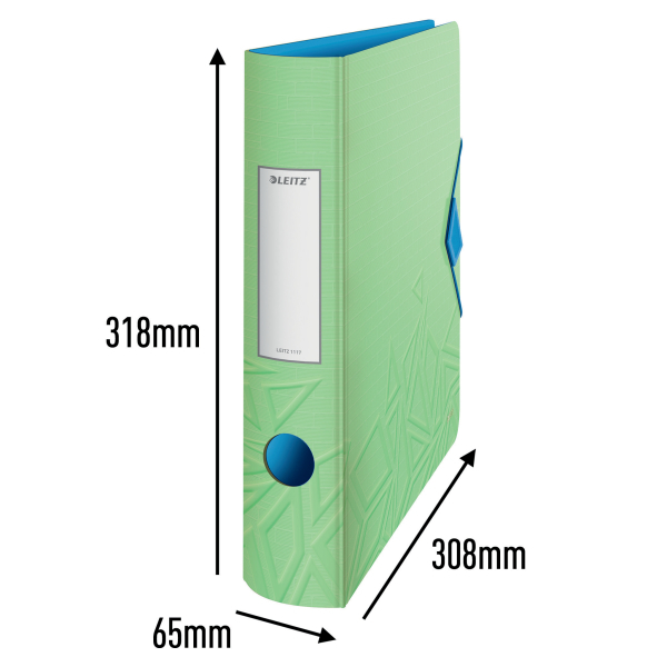 LEITZ Active Urban Chic Ordner grün Kunststoff 6,5 cm DIN A4, 1 St.