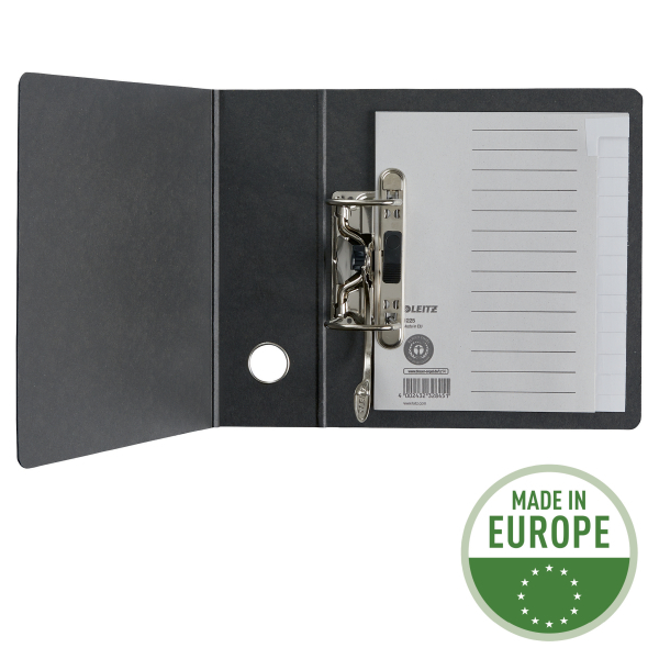 LEITZ Ordnerregister 1225 DIN A5 Vollformat blanko grau 15-teilig, 1 St.