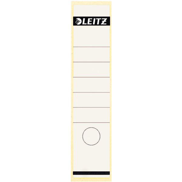 LEITZ Ordneretiketten 1640 grau für 8,0 cm Rückenbreite, 10 St.