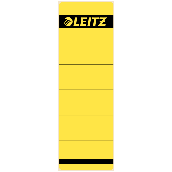 LEITZ Ordneretiketten 1642 gelb für 8,0 cm Rückenbreite, 10 St.