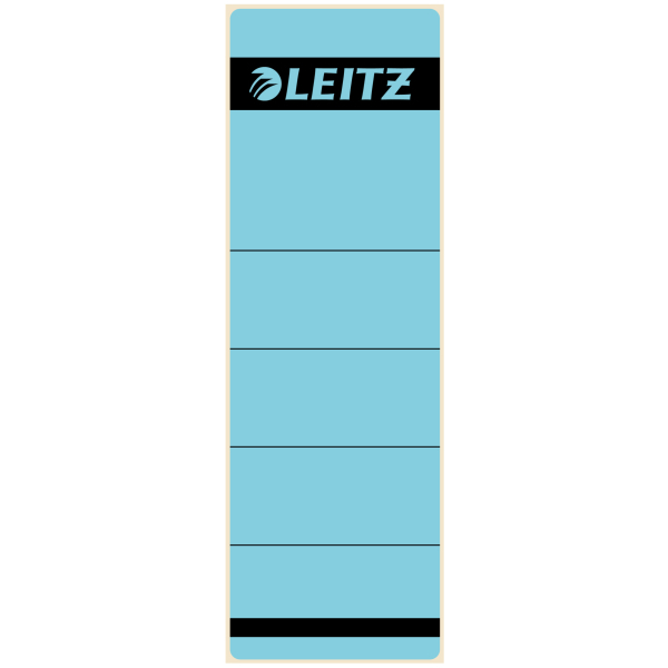 LEITZ Ordneretiketten 1642 blau für 8,0 cm Rückenbreite, 10 St.