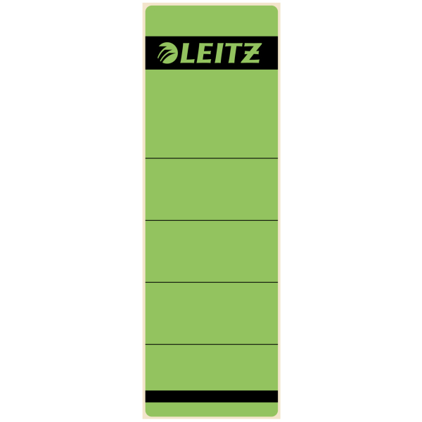 LEITZ Ordneretiketten 1642 grün für 8,0 cm Rückenbreite, 10 St.