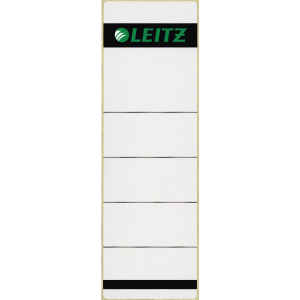 LEITZ Ordneretiketten 1642 grau für 8,0 cm Rückenbreite, 10 St.