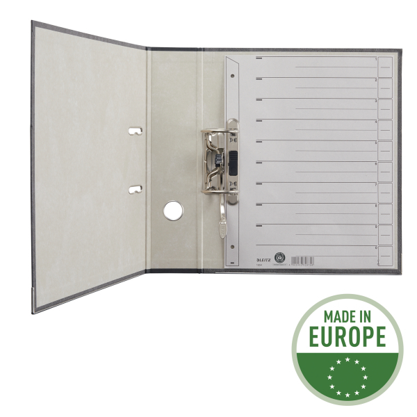 LEITZ Trennblätter 1654 DIN A4 1-0 grau, 200 g/qm, 100 St.