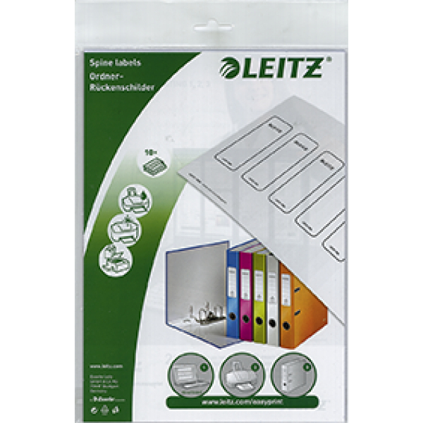 LEITZ Ordneretiketten 1693-00-85 grau, 60 St.